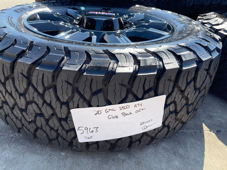 20" GMC Sierra AT4X 2500 3500 OEM 14137 5963 wheels rims Silverado BFG KO3 NEW Texas Truck Tire