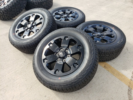 18" Ford Ranger TREMOR Bronco OEM black wheels rims 10282 NEW Texas Truck Tire