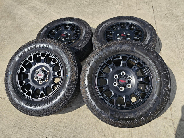 18" Toyota Tacoma 4Runner TRD Pro OEM 95973 wheels rims 2025 2026 GOODYEAR A/T Texas Truck Tire