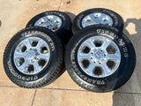 18" Ram 2500 3500 Laramie Power Wagon OEM wheels rims 2692 FIRESTONE A/T2 Texas Truck Tire