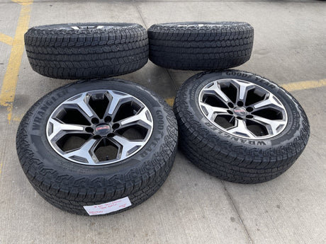 20" GMC Sierra Canyon Chevy Silverado OEM wheels rims 2024 2025 2026 2027 NEW Texas Truck Tire