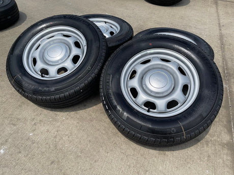 17" Ford F-150 OEM rims wheels 3857 tires steel 2023 2024 2025 2026 MICHELIN NEW Texas Truck Tire