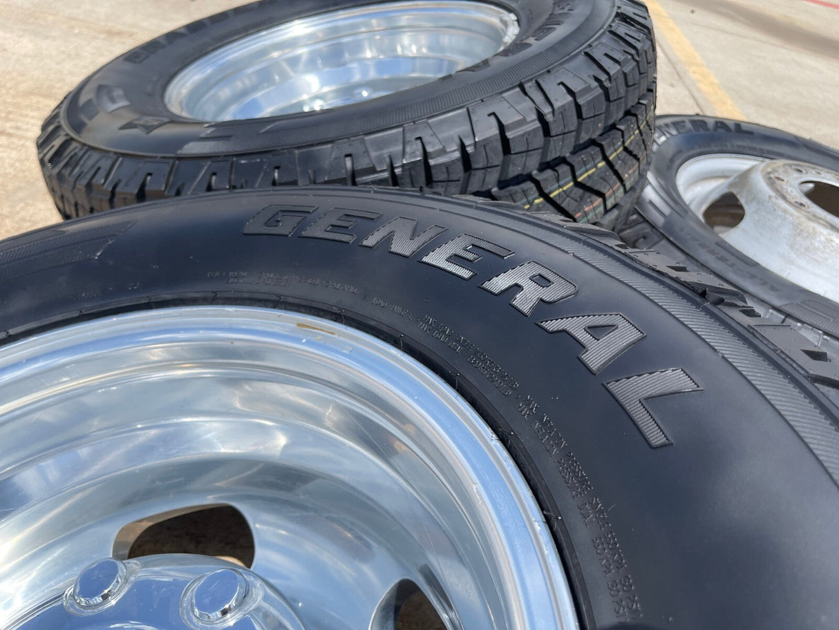 17" Ford F-350 Dually OEM 10477 10478 rims wheels 2024 2025 2026 GENERAL A/T NEW Texas Truck Tire