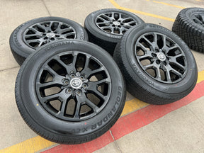20" Toyota Tundra TRD OEM wheels rims 95359 75277 black Sequoia 2025 2026 NEW Texas Truck Tire