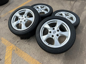 17" Porsche Boxster OEM wheels rims 67258 67259 tires DISCOUNTED Texas Truck Tire