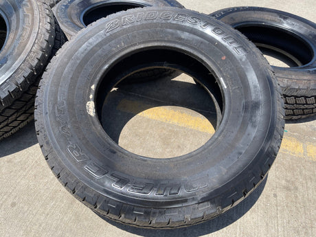 (5) 255/75/17 Bridgestone Dueler A/T tires Jeep Wrangler Ford Bronco Texas Truck Tire