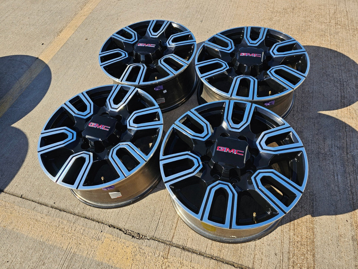 20" GMC Sierra AT4 2500 3500 OEM wheels rims 5950 Silverado 2023 2024 2025 2026 Texas Truck Tire