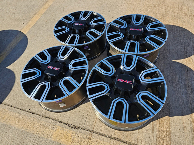 20" GMC Sierra AT4 2500 3500 OEM wheels rims 5950 Silverado 2023 2024 2025 2026 Texas Truck Tire