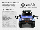 Kids Electric 12V Ride-On Jeep Truck with Remote Control and Powerful Battery