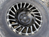 18" 18x10 Fuel CYCLONE D683 Jeep Wrangler wheels rims 5x5 5x127 TOYO R/T 37" Texas Truck Tire