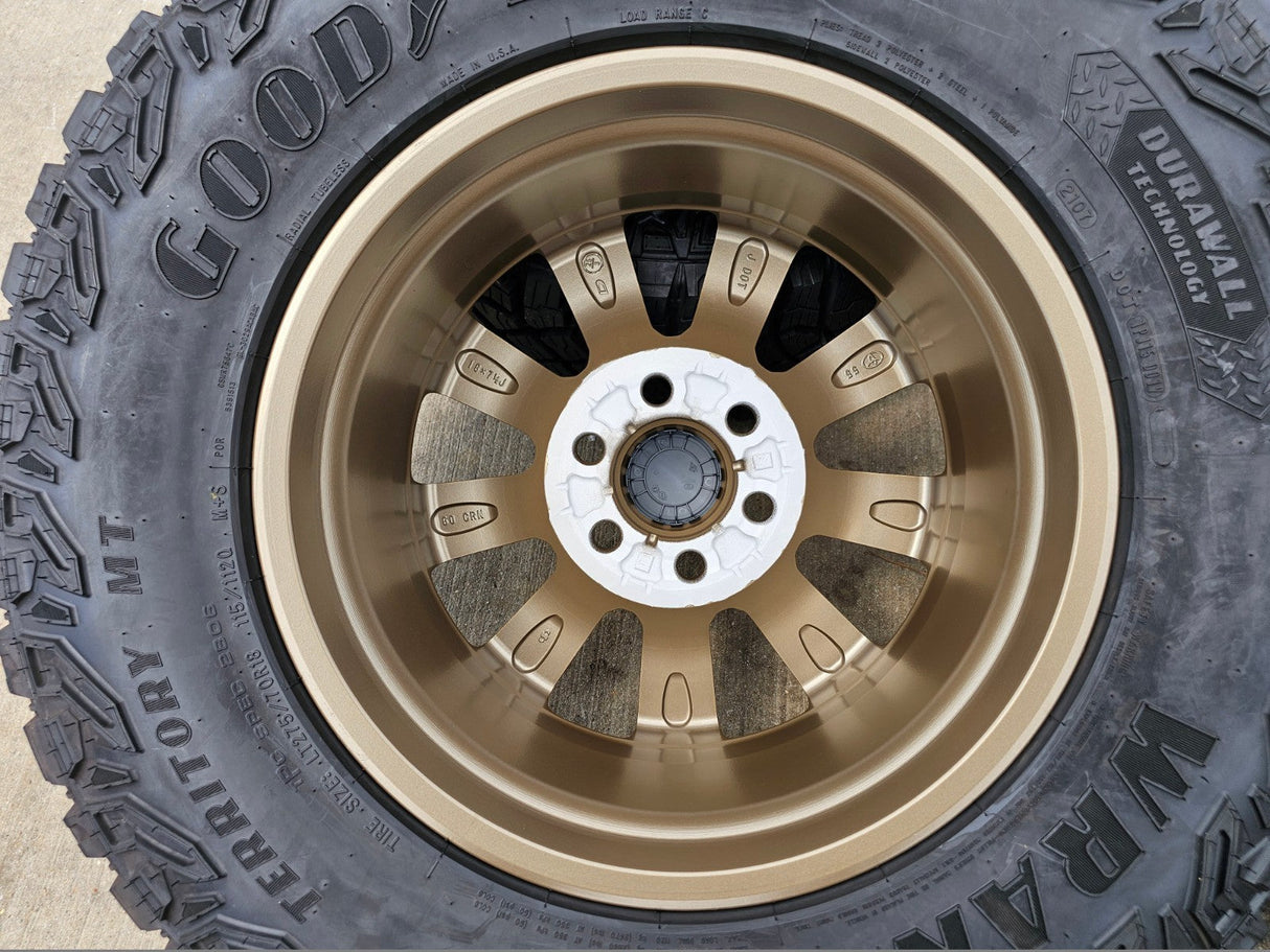18" Toyota Land Cruiser OEM TRD wheels rims 95952 Tundra Sequoia BRONZE NEW Texas Truck Tire