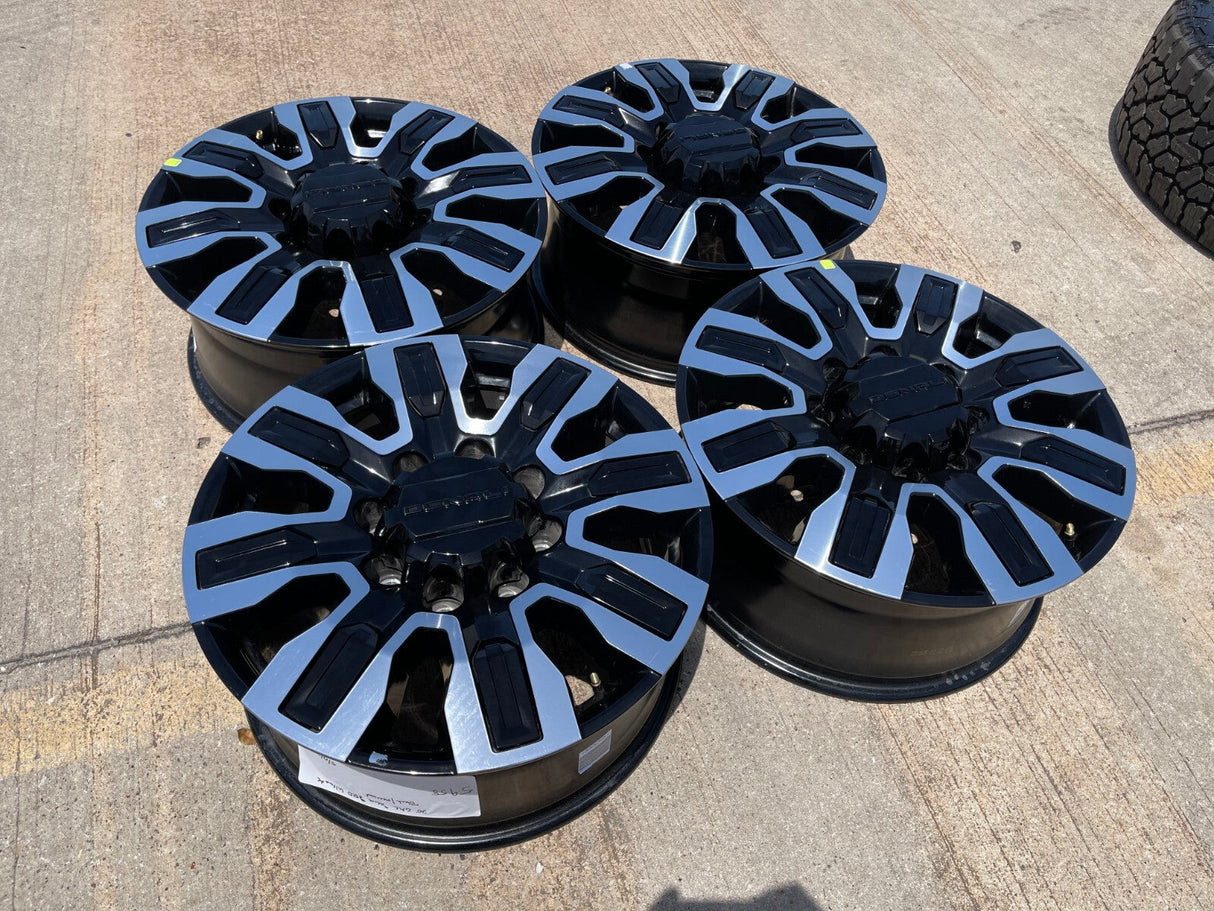 20" Chevy Silverado ULTIMATE 2500 3500 OEM 5958 14138 wheels rims 2024 2025 2026 Texas Truck Tire