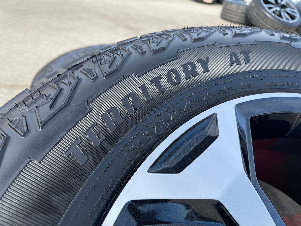 20" GMC Sierra Canyon Chevy Silverado OEM wheels rims 2024 2025 2026 NEW Texas Truck Tire