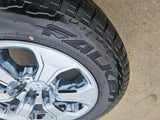 20" Dodge Ram 1500 OEM Laramie CHROME 2679 wheels rims tires 2023 2024 2025 NEW Texas Truck Tire