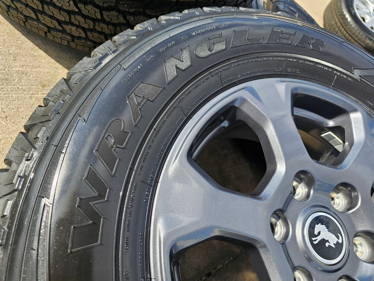 17" Ford Bronco Big Bend wheels rims 10384 OEM Ranger 2024 2025 2026 GOODYEAR Texas Truck Tire