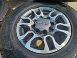 18" GMC Sierra AT4X Chevy Silverado 2500 3500 OEM 5949 wheels rims GENERAL Texas Truck Tire