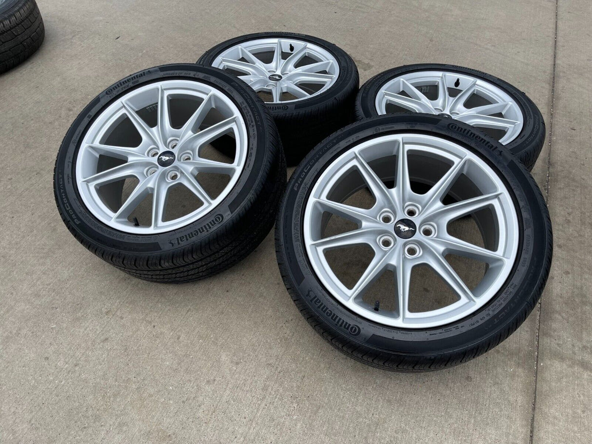 19" Ford Mustang Stealth GT OEM wheels rims 95759 tires 2021 2022 2023 2024 2025 Texas Truck Tire