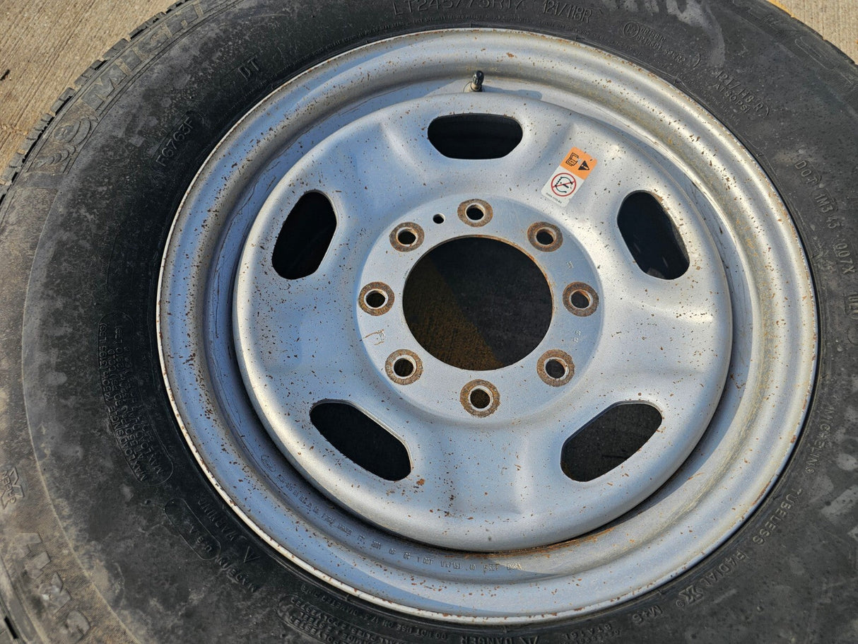17" Ford F-250 F-350 OEM 3828 wheel rim 2020 2021 2022 2023 2024 2025 MICHELIN Texas Truck Tire