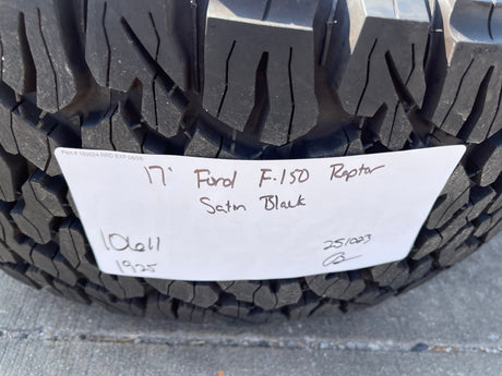 17" Ford F-150 Raptor OEM 10611 rims wheels Bronco 2024 2025 2026 NEW BFG Texas Truck Tire