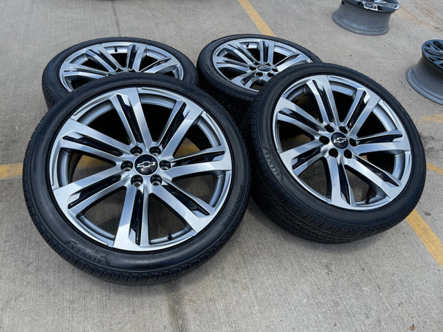 24" Chevy Tahoe Silverado OEM wheels rims tires Escalade 2023 2024 2025 2026 NEW Texas Truck Tire