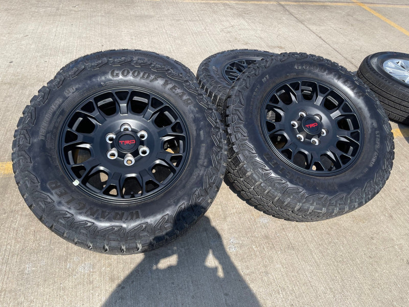 18" Toyota Tacoma 4Runner TRD Pro OEM 95973 wheels rims 2024 2025 2026 GOODYEAR Texas Truck Tire