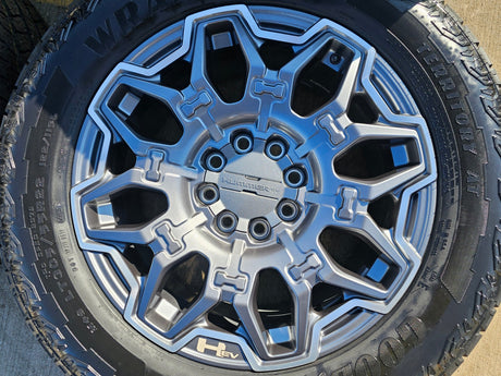 22" Hummer EV HEV 2500 OEM 8x165 14094 wheels rims 2024 2025 2026 NEW GOODYEAR Texas Truck Tire