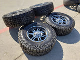 18x9 GEAR 737 wheels rims tires Ford F-150 Chevy RAM 1500 Tacoma 6x139 6x135 Texas Truck Tire