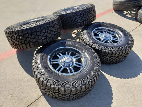 18x9 GEAR 737 wheels rims tires Ford F-150 Chevy RAM 1500 Tacoma 6x139 6x135 Texas Truck Tire
