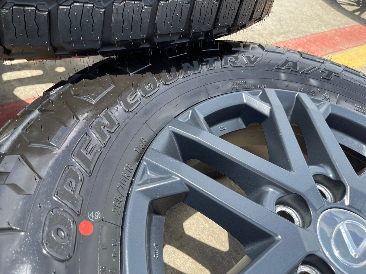 18" Lexus GX550 LX600 Toyota Tundra TRD OEM wheels rims 75281 Sequoia 2026 NEW Texas Truck Tire