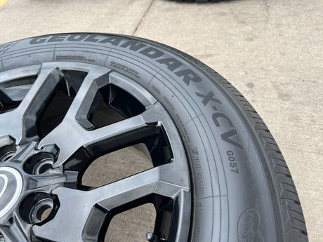 20" Toyota Tundra TRD OEM wheels rims 95359 75277 black Sequoia 2025 2026 NEW Texas Truck Tire