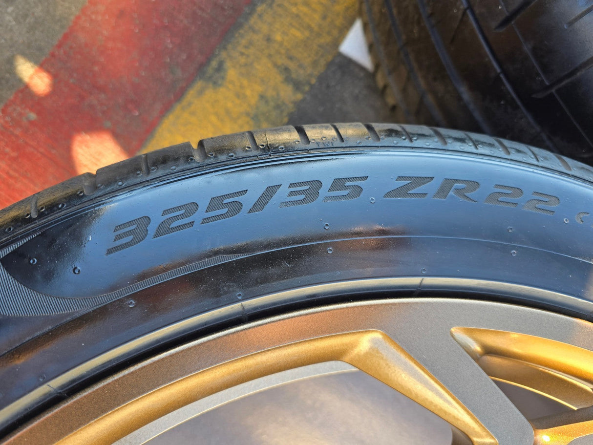 22" Lamborghini Urus OEM wheels rims Taigete 2022 2023 2024 2025 2026 BRONZE Texas Truck Tire