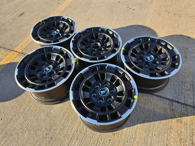 (5) 17" Ford Bronco wheels rims OEM 22025 Ranger 2023 2024 2025 2026 NEW Texas Truck Tire