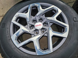 20" GMC Sierra Yukon AT4 Tahoe Silverado OEM wheels rims tires 2022 2023 2024 Texas Truck Tire