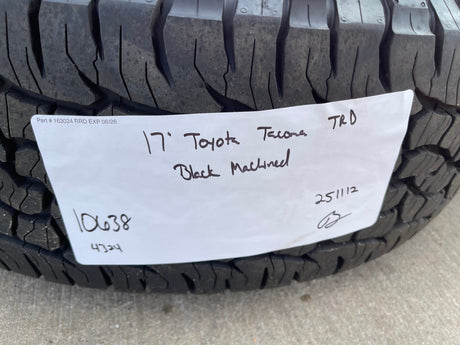 17" Toyota Tacoma 4Runner TRD OEM 10638 wheels rims 2024 2025 2026 BFG NEW Texas Truck Tire