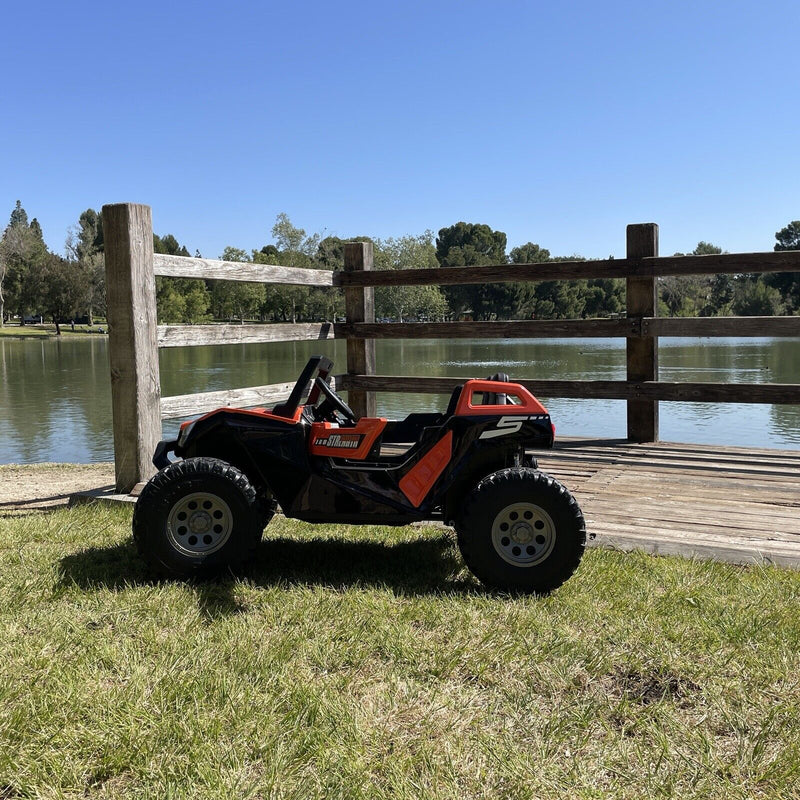 24V Touchscreen Clash Ride-On Mega Buggy - UTV Adventure Vehicle for Two - Razor UTV Inspired - Off-Road All-Terrain Fun Machine - Can-Am Style