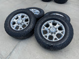 18" Ram 2500 3500 Laramie Power Wagon OEM wheels rims 2693 tires FALKEN A/T4 Texas Truck Tire