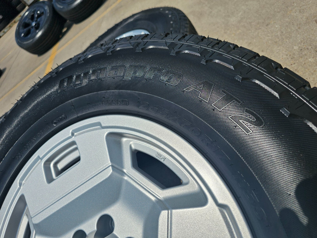 17" Nissan Frontier OEM Retro Hardbody Edition 62783 wheels rims 2024 2025 NEW Texas Truck Tire