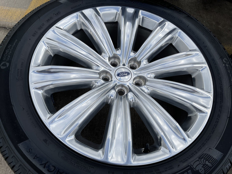 20" Ford Explorer Limited OEM rims wheels 10269 Lincoln Aviator MICHELIN Texas Truck Tire
