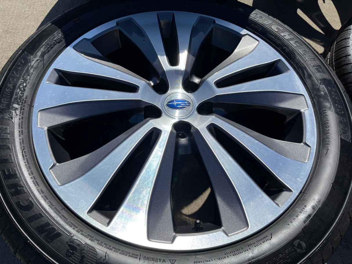 20" Subaru Ascent Outback Legacy Forester OEM 68872 wheels rims NEW MICHELIN Texas Truck Tire