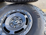 17" Ford Bronco HERITAGE SASQUATCH wheels rims 10464 NEW 37" BFG Texas Truck Tire