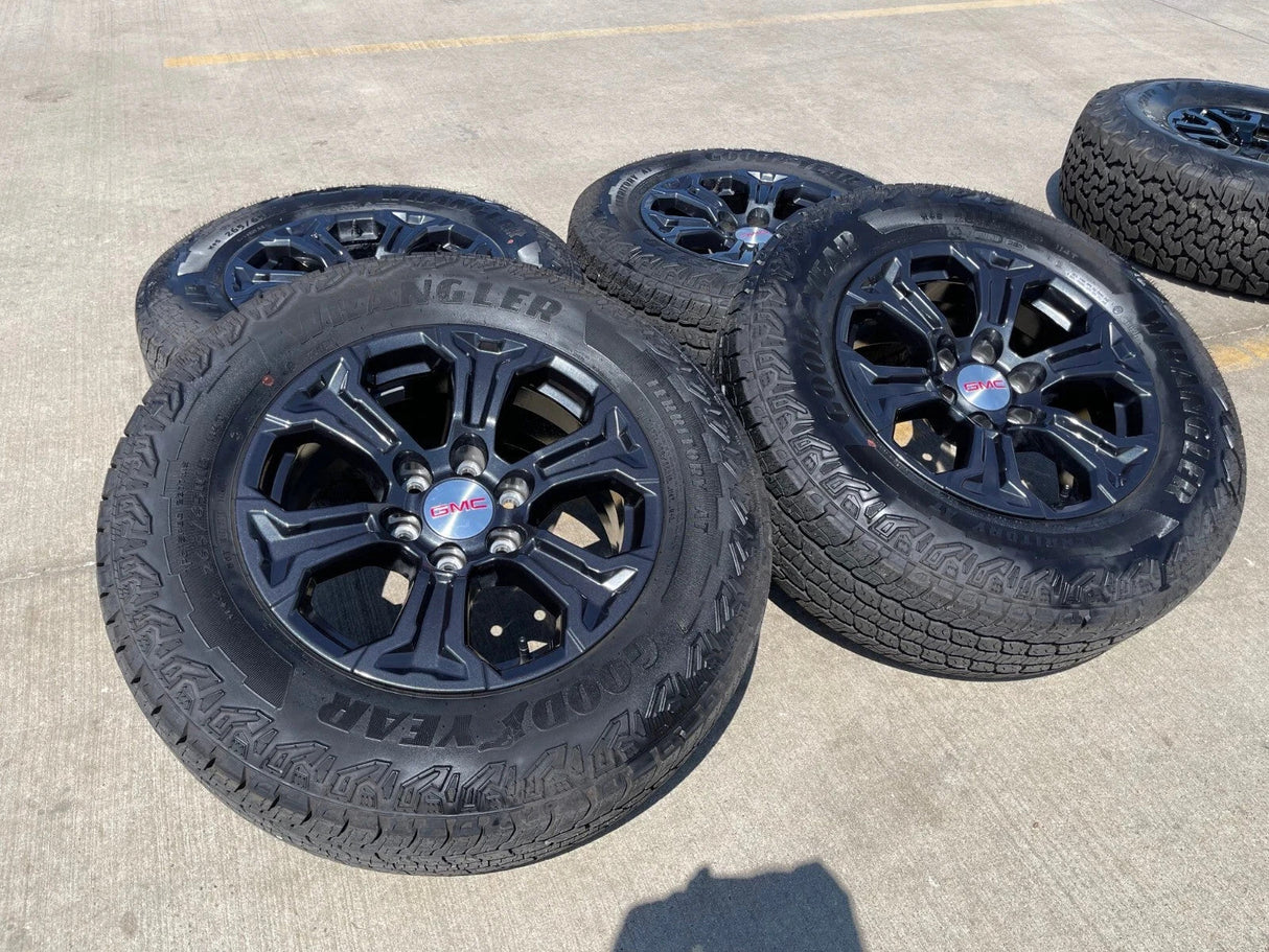 18" GMC Sierra Canyon Chevy Tahoe Colorado OEM 5910 wheels rims 2024 2025 NEW Texas Truck Tire