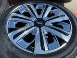 24" Cadillac Escalade IQ PLATINUM EV OEM wheels rims 2500 Hummer 2025 2026 NEW Texas Truck Tire