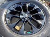 20" Jeep Wrangler HIGH ALTITUDE 9262 96902 OEM wheels rims Gladiator MICKEY 35" Texas Truck Tire
