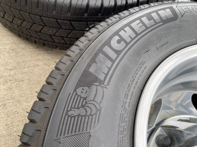 17" Chevy Silverado GMC Sierra 3500 Dually rims wheels OEM 5519 5520 MICHELIN Texas Truck Tire