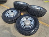 17" Ford F-250 F-350 OEM 3828 wheels rims tires FIRESTONE DESTINATION M/T2 Texas Truck Tire