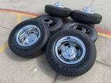17" Dodge Ram 3500 Dually 8x200 wheels rims 2703 2704 OEM 2024 2025 2026 Texas Truck Tire