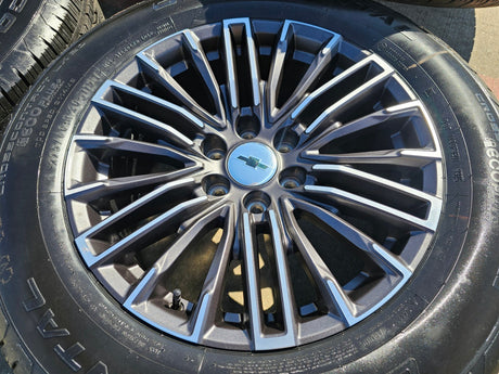 20" Chevy Silverado Tahoe GMC Sierra Yukon OEM wheels rims 2025 2026 NEW Texas Truck Tire