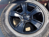 20" Dodge Ram 1500 OEM LIMITED Black 2676 2723 wheels rims PIRELLI A/TR Texas Truck Tire