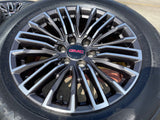 20" GMC Sierra Yukon Chevy Silverado OEM wheels rims 2024 2025 2026 NEW Texas Truck Tire