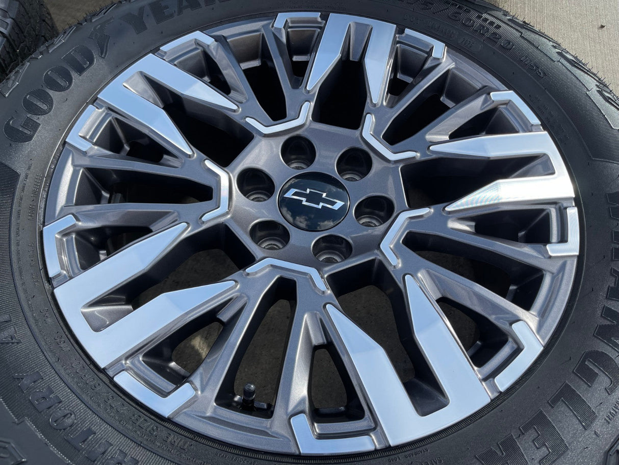 20" Chevy Silverado Z71 GMC Sierra Canyon Colorado OEM wheels rims 2025 2026 Texas Truck Tire